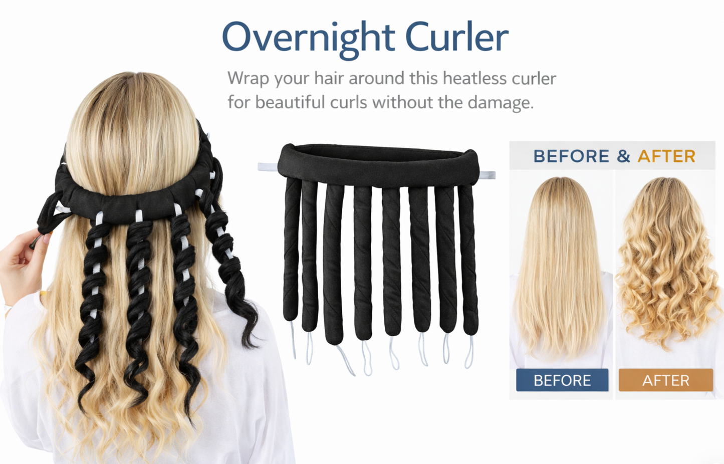 Heatless Curling Headband
