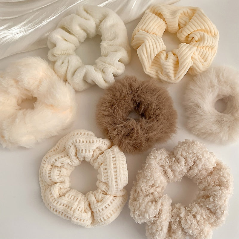 7 Set Hair Scrunchies