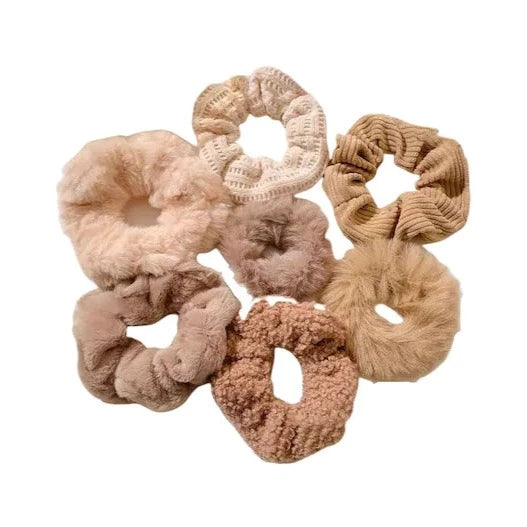 7 Set Hair Scrunchies