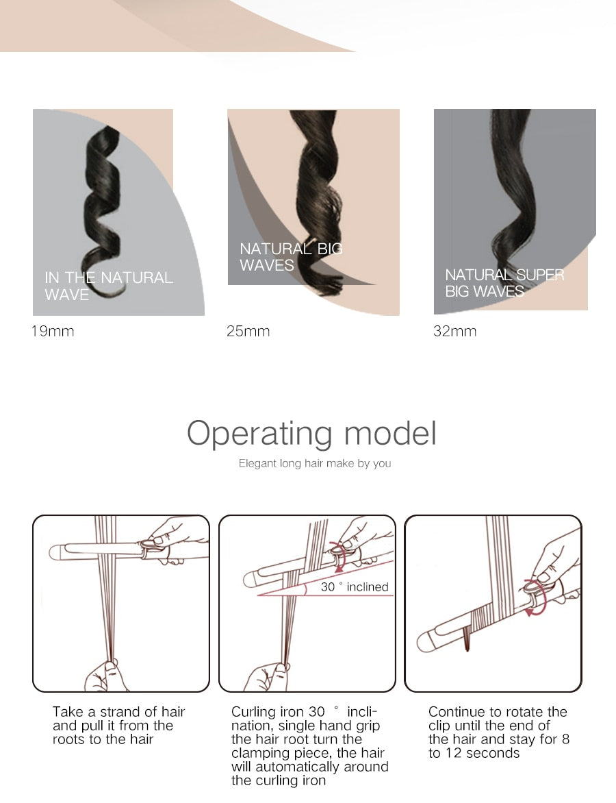 The Effortless Thick Curling Iron