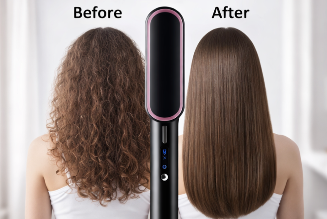 Straightener Brush